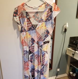 Gap midi wrap around dress.